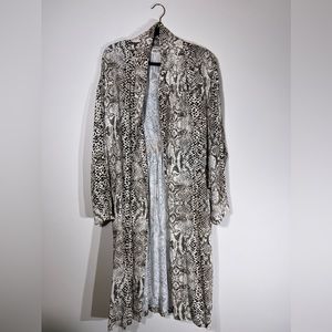 Free People Wild Nights Duster in Neutral Combo